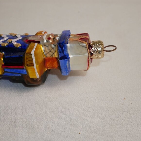 Christopher Radko "Itty Bitty Cracker" Nutcracker Soldier Glass Ornament ~5" - Picture 5 of 7